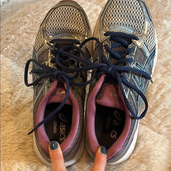Asics Women's Running Shoes – Gray & Purple | Size 7.5 - Picture 5 of 5